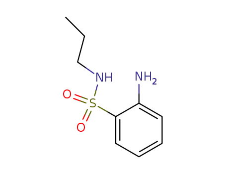 Molecular Structure of 436095-50-0 (2-amino-N-propylbenzenesulfonamide)