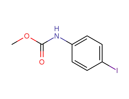 Molecular Structure of 63791-50-4 (Carbamic acid, (4-iodophenyl)-, methyl ester)