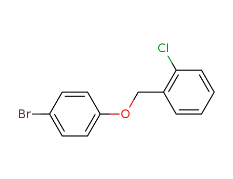 Molecular Structure of 301681-69-6 (Benzene, 1-[(4-bromophenoxy)methyl]-2-chloro-)
