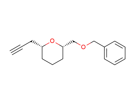 (2S,6R)-2-Benzyloxymethyl-6-prop-2-ynyl-tetrahydro-pyran