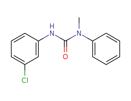 Molecular Structure of 77585-88-7 (3-(3-chlorophenyl)-1-methyl-1-phenylurea)