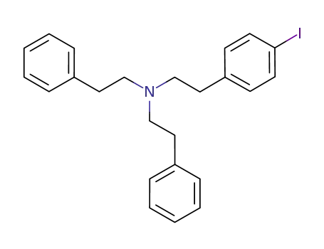 Molecular Structure of 923284-27-9 (2-(4-iodophenyl)-N,N-bis(2-phenylethyl)ethylamine)