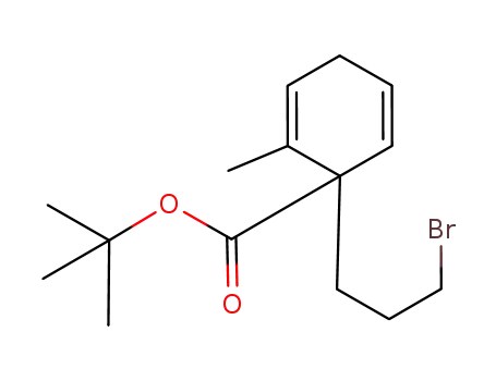 1-(3-bromopropyl)-2-methylcyclohexa-2,5-dienecarboxylic acid tert-butyl ester