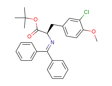 D-Tyrosine, 3-chloro-N-(diphenylmethylene)-O-methyl-, 1,1-dimethylethyl
ester