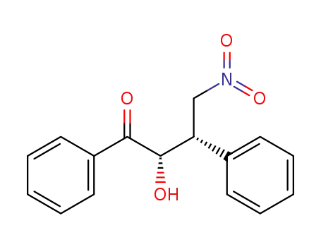 Molecular Structure of 924311-04-6 (1-Butanone, 2-hydroxy-4-nitro-1,3-diphenyl-, (2S,3S)-)