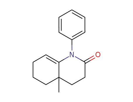 2(1H)-Quinolinone, 3,4,4a,5,6,7-hexahydro-4a-methyl-1-phenyl-