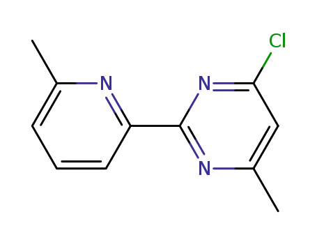 Pyrimidine, 4-chloro-6-methyl-2-(6-methyl-2-pyridinyl)-
