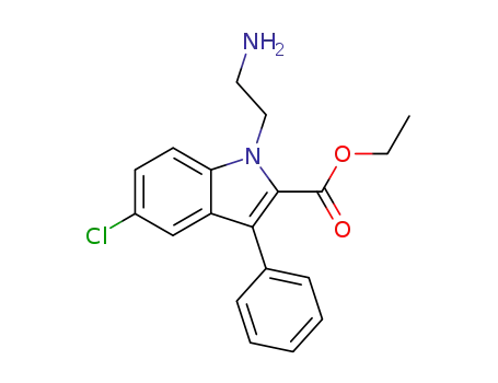 1-(2-amino-ethyl)-5-chloro-3-phenyl-indole-2-carboxylic acid ethyl ester