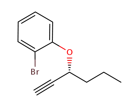 1-((R)-hex-1-yn-3-yloxy)-2-bromobenzene