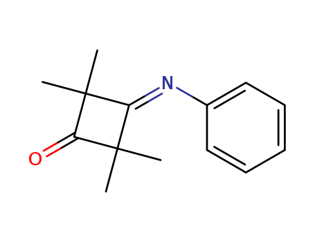 Cyclobutanone,2,2,4,4-tetramethyl-3-(phenylimino)- cas  1445-29-0