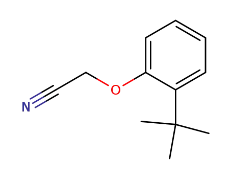 Molecular Structure of 202821-16-7 ((2-tert-butylphenoxy)acetonitrile)