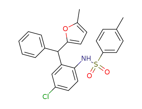 Benzenesulfonamide,
N-[4-chloro-2-[(5-methyl-2-furanyl)phenylmethyl]phenyl]-4-methyl-