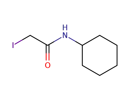 Molecular Structure of 90952-96-8 (N-Cyclohexyl-2-iodoacetaMide)