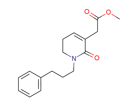 [2-oxo-1-(3-phenylpropyl)-1,2,5,6-tetrahydropyridin-3-yl]acetic acid methyl ester