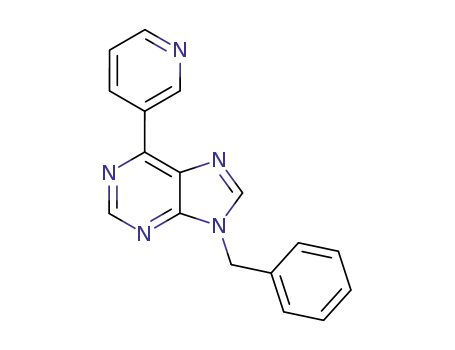 9H-Purine, 9-(phenylmethyl)-6-(3-pyridinyl)-