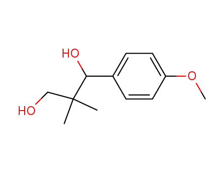 Molecular Structure of 24793-83-7 (1-(4-methoxyphenyl)-2,2-dimethylpropane-1,3-diol)