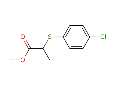 Propanoic acid, 2-[(4-chlorophenyl)thio]-, methyl ester