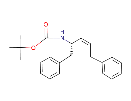 cis-(2S)-2-<<(tert-butyloxy)carbonyl>amino>-1,5-diphenylpent-3-ene