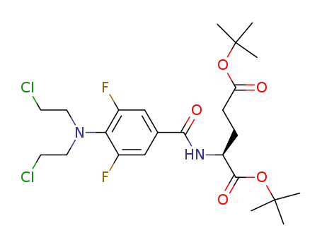 di-tert-butyl {4-[bis(2-chloroethyl)amino]-3,5-difluorobenzoyl}-L-glutamate