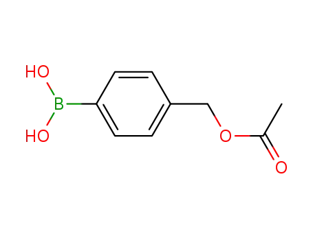 Molecular Structure of 326496-51-9 (4-(ACETOXYMETHYL)BENZENEBORONIC ACID 97)