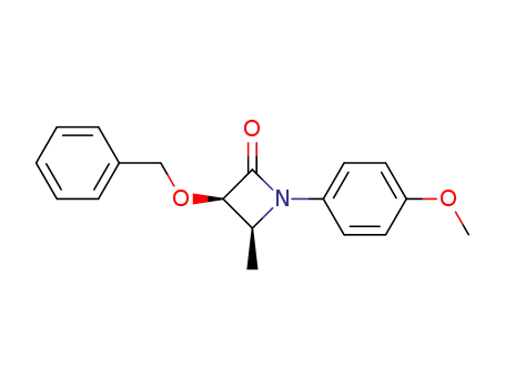(+)-(3R,4S)-1-(p-anisyl)-4-methyl-3-(benzyloxy)-2-azetidinone