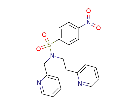 Benzenesulfonamide,
4-nitro-N-[2-(2-pyridinyl)ethyl]-N-(2-pyridinylmethyl)-