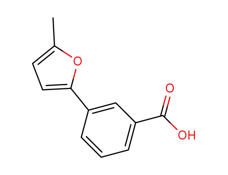 Molecular Structure of 400746-01-2 (3-(5-METHYL-2-FURYL)BENZOIC ACID)