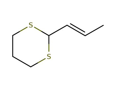 1,3-Dithiane, 2-(1-propenyl)-, (E)-