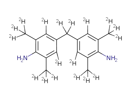 Molecular Structure of 870284-63-2 (deuterated 4,4'-methylene-di-2,6-xylidine)