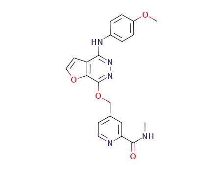 2-Pyridinecarboxamide,
4-[[[4-[(4-methoxyphenyl)amino]furo[2,3-d]pyridazin-7-yl]oxy]methyl]-N-
methyl-