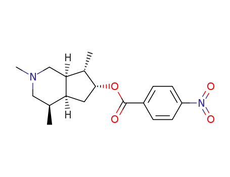 (4R,4aS,6R,7S,7aR)-2,4,7-trimethyloctahydro-1H-cyclopenta[c]pyridin-6-yl 4-nitrobenzoate
