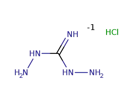 Molecular Structure of 38360-74-6 (N,N'-DIAMINOGUANIDINE MONOHYDROCHLORIDE)