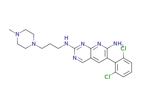 N<sub>2</sub>-[3-(4-methyl-piperazin-1-yl)-propyl]-6-(2,6-dichlorophenyl)-pyrido[2,3-d]pyrimidine-2,7-diamine