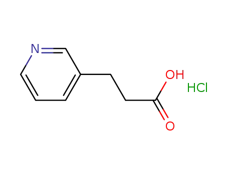 Molecular Structure of 654640-58-1 (3-Pyridinepropanoic acid, hydrochloride)