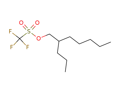 Molecular Structure of 885501-50-8 (2-propyl-1-heptyl triflate)