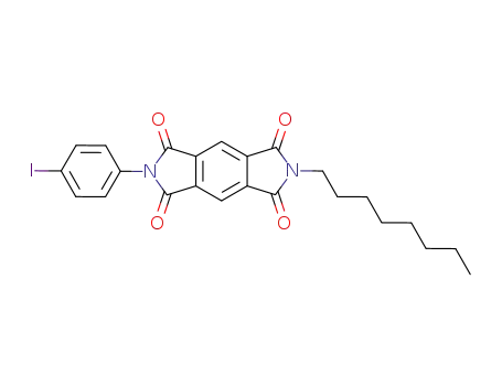 N-(4-iodophenyl)-N'-(n-octyl)-pyromellitic diimide