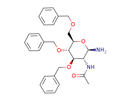 2-acetamido-3,4,6-tri-O-benzyl-2-deoxy-β-D-glucopyranosylamine