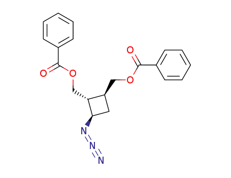 (1R,2R,3S)-1-azido-2,3-bis(benzoyloxymethyl)cyclobutane
