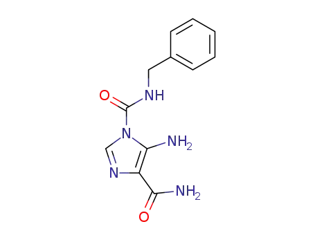 Molecular Structure of 188612-59-1 (5-Amino-1-(N-benzylcarbamoyl)imidazole-4-carboxamide)