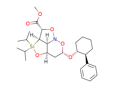 (2S,2aS,4aR,6S,7bS)-3,3-diisopropyl-6-[(1S,2R)-(2-phenylcyclohexyl)oxy]-octahydro-7b-methyl-3-sila-1,4,7-trioxa-7a-azabicyclopent[c,d]indene-2-carboxylic acid methyl ester