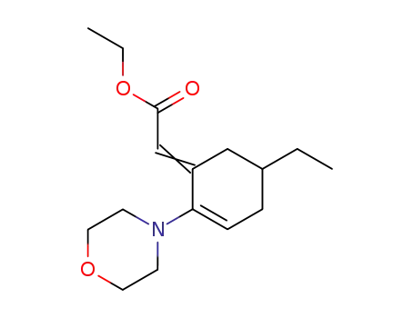[5-ethyl-2-morpholin-4-yl-cyclohex-2-enylidene]acetic acid ethyl ester
