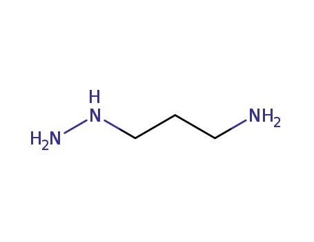Molecular Structure of 18169-30-7 (1-Propanamine, 3-hydrazino-)