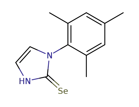 Molecular Structure of 912851-95-7 (2H-Imidazole-2-selone, 1,3-dihydro-1-(2,4,6-trimethylphenyl)-)