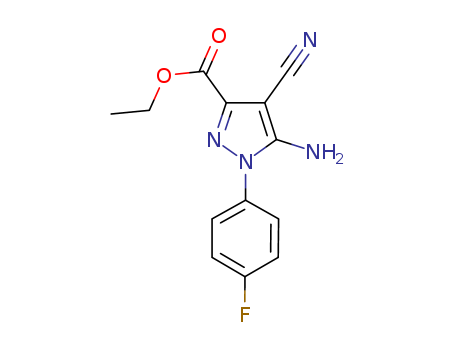 ethyl 5-amino-4-cyano-1-(4-fluorophenyl)pyrazole-3-carboxylate