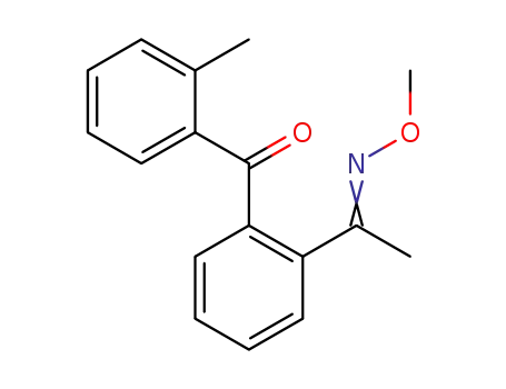 Molecular Structure of 1401733-56-9 ((2-(1-methoxyiminoethyl)phenyl)(o-tolyl)methanone)