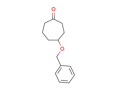 Molecular Structure of 68198-31-2 (Cycloheptanone, 4-(phenylmethoxy)-)