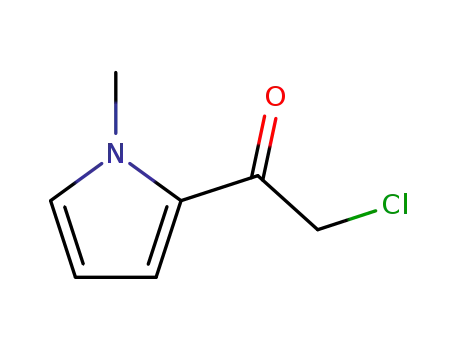 Molecular Structure of 23694-02-2 (Ethanone, 2-chloro-1-(1-methyl-1H-pyrrol-2-yl)- (9CI))