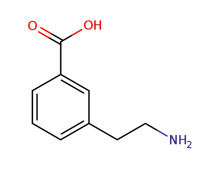 Molecular Structure of 2393-21-7 (3-(2-AMINOETHYL)BENZOIC ACID)