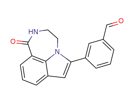 3-(1-oxo-1,2,3,4-tetrahydro-[1,4]diazepino[6,7,1-hi]indol-6-yl)-benzaldehyde