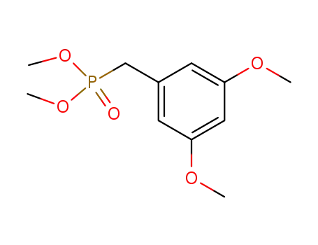 Molecular Structure of 397333-50-5 (Phosphonic acid, [(3,5-dimethoxyphenyl)methyl]-, dimethyl ester)